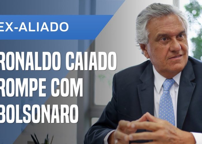 Governador Ronaldo Caiado rompe com Bolsonaro e diz que em Goiás manda ele