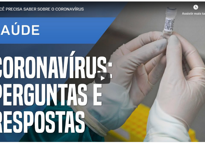 Saiba um pouco sobre o coronavírus e leve a sério as recomendações das autoridades de saúde