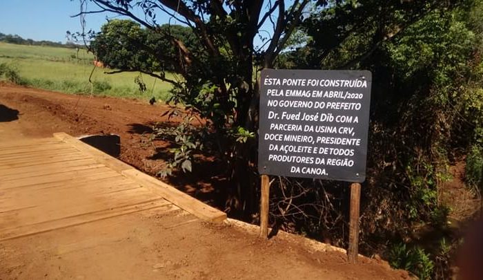 Ponte na Região da Canoa é liberada para tráfego