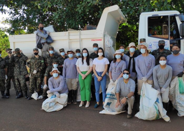 Prefeitura de Ituiutaba realiza novo Mutirão de Limpeza com o apoio do TG 11-002