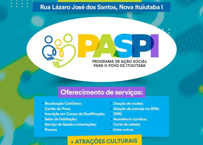 Bairro Nova Ituiutaba terá edição do PASPI na próxima quarta-feira (27)