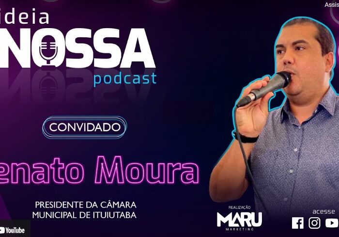 Pré-candidato a deputado estadual, Renato Moura é convidado pelo primeiro podcast da cidade