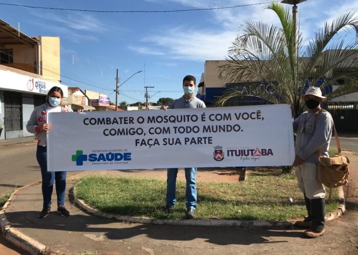 Equipe de Educação em Saúde realiza ação de conscientização em comércios do Bairro Alcides Junqueira
