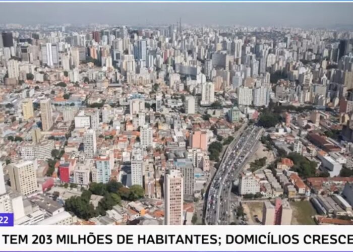 Censo: Brasil tem 203 milhões de habitantes, apontam dados do IBGE; domicílios crescem mais
