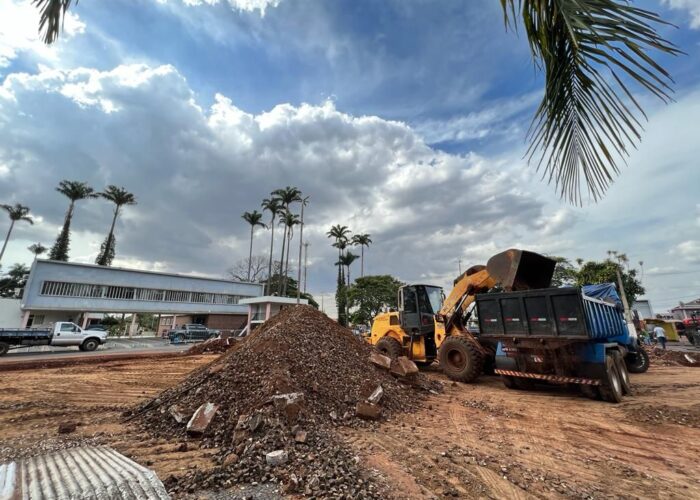 Prefeitura de Ituiutaba inicia obra de reforma da Praça do Fórum
