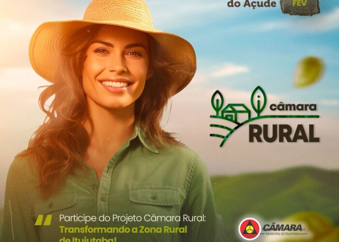 Câmara Rural: Projeto do Legislativo visa atender a Zona Rural; evento acontece dia 28/02 no Córrego do Açude