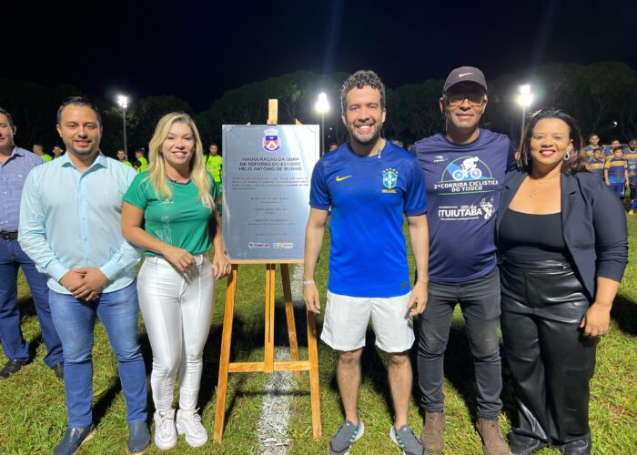 Campo de Futebol Hélis Antônio de Morais foi inaugurado com partida oficial do Amador 2024