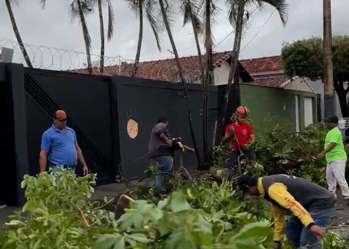 Prefeitura de Ituiutaba e Corpo de Bombeiros realizam operação emergencial após fortes chuvas