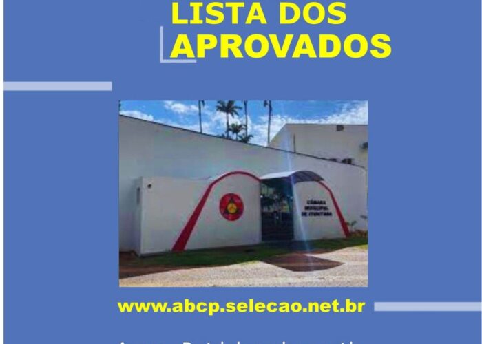 Divulgada a Lista de Aprovados do Concurso Público da Câmara Municipal