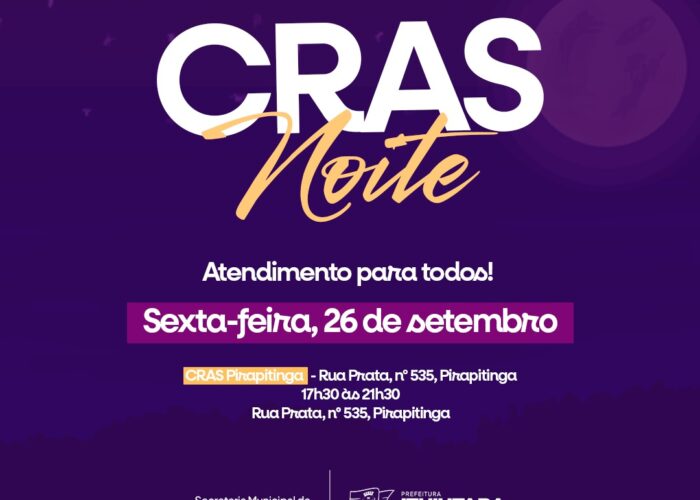 Prefeitura de Ituiutaba oferece atendimento noturno no CRAS Pirapitinga