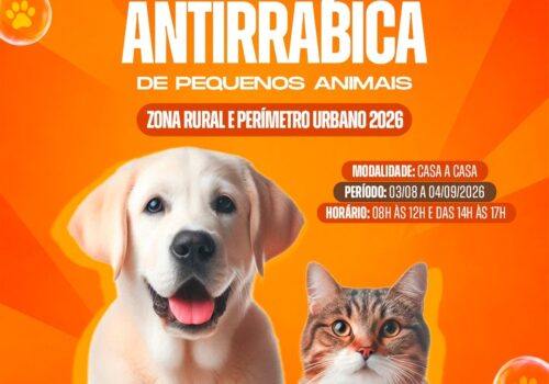Prefeitura de Ituiutaba inicia Campanha de Vacinação Antirrábica de Pequenos Animais na próxima segunda-feira (3)