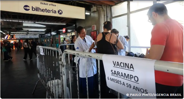 Ministério da Saúde reforça chamamento para vacina contra o sarampo